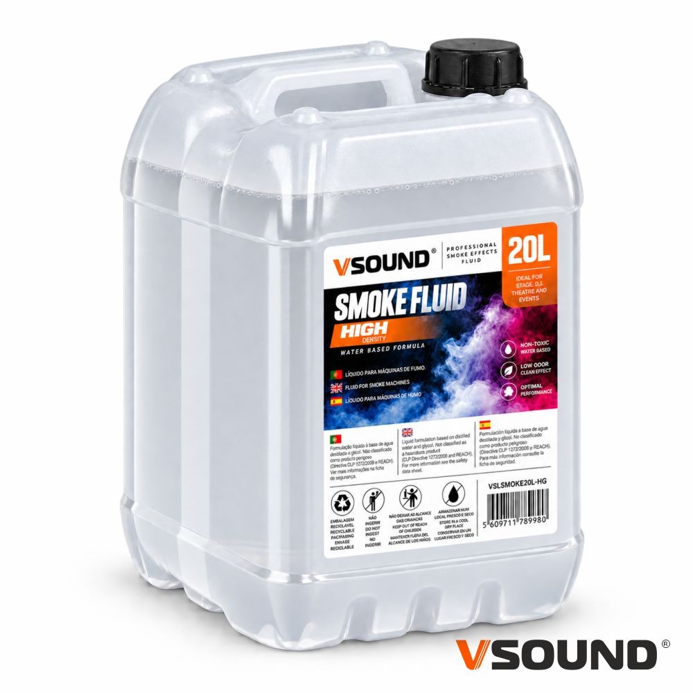 Líquido De Fumos Profissional Alta Densidade 20L VSOUND